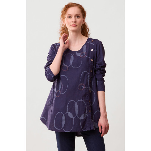 Smitali Scoop-Neck Swing Tunic - Starlight Smitali Scoop-Neck Swing Tunic - Starlight